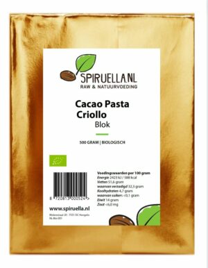 pasta de cacao